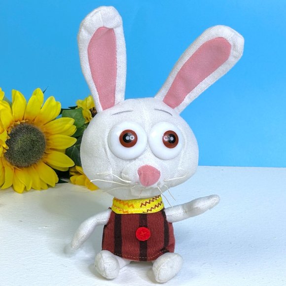 RARE Vintage Big Eyed Bunny Rabbit 7" Plush Stuffed Animal‎ Toy - Picture 4 of 4
